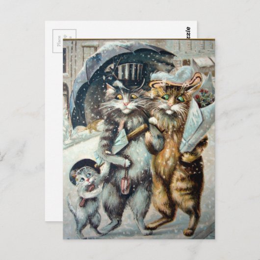 Briefkaart voor winkelen (Voorkant / Achterkant)