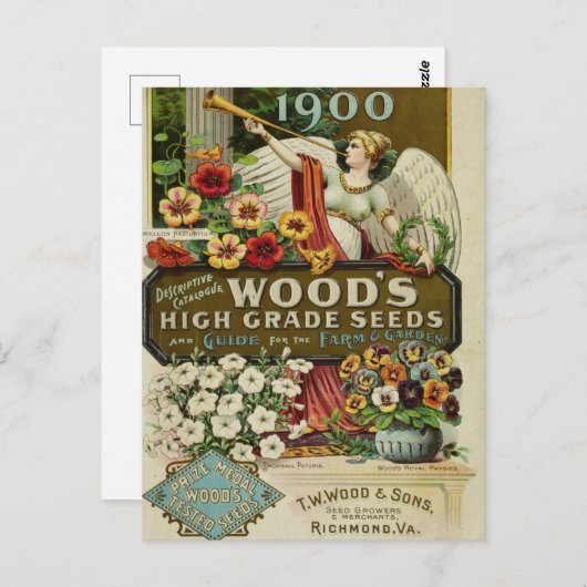  Briefkaart voor zaaigoed (Voorkant / Achterkant)