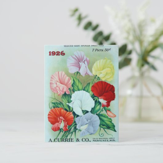  Briefkaart voor zaaigoed (Staand voorkant)