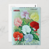 Briefkaart voor zaaigoed (Voorkant / Achterkant)