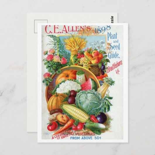  Briefkaart voor zaaigoed (Voorkant / Achterkant)