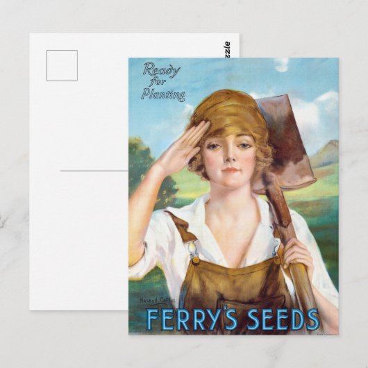  Briefkaart voor zaaigoed (Voorkant / Achterkant)