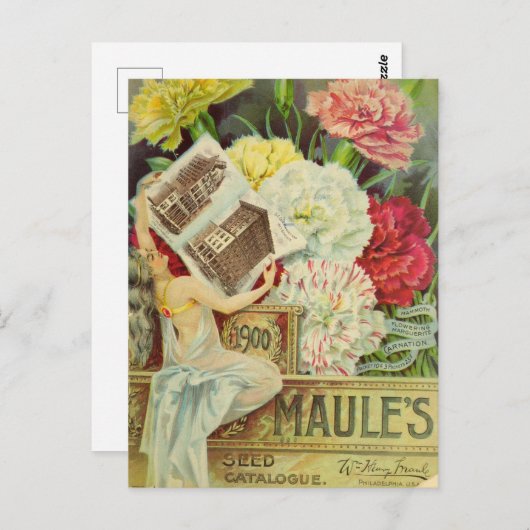  Briefkaart voor zaaigoed (Voorkant / Achterkant)