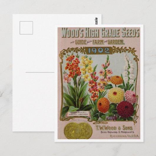  Briefkaart voor zaaigoed (Voorkant / Achterkant)