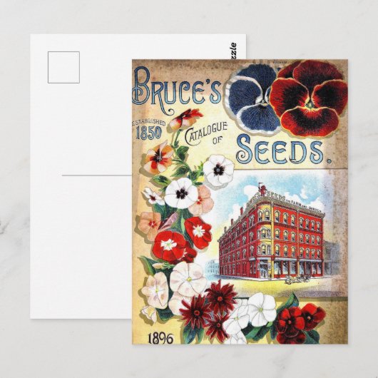 Briefkaart voor zaaigoed (Voorkant / Achterkant)