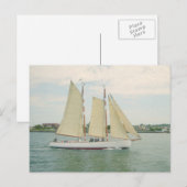 Briefkaart voor zeilboten (Voorkant / Achterkant)