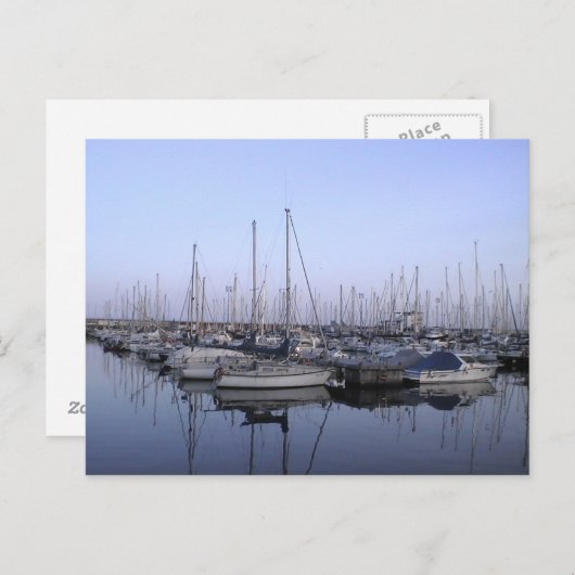 Briefkaart voor zeilboten (Voorkant / Achterkant)