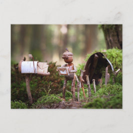 Briefkaart voor zelfaflezing: briefkaart na het pa