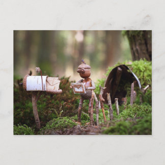 Briefkaart voor zelfaflezing: briefkaart na het pa