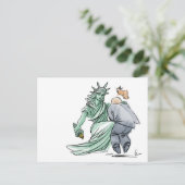 Briefkaart voor zelfverdediging (Staand voorkant)