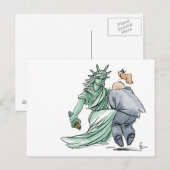 Briefkaart voor zelfverdediging (Voorkant / Achterkant)