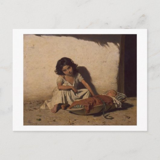 Briefkaart voor zigeunerkinderen (Voorkant)