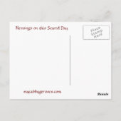 Briefkaart voor zinnen (Achterkant)