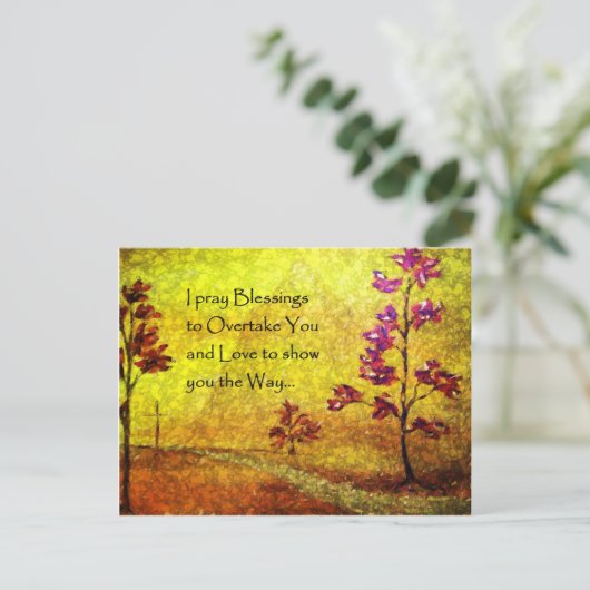 Briefkaart voor zinnen (Staand voorkant)