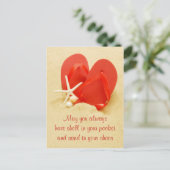 Briefkaart voor zomerzegening (Staand voorkant)