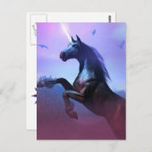 Briefkaart voor zwarte en Majestic (Voorkant / Achterkant)