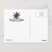 Briefkaart voor zwarte en Majestic (Achterkant)