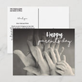 Briefkaart voor zwarte en witte ouders (Voorkant / Achterkant)