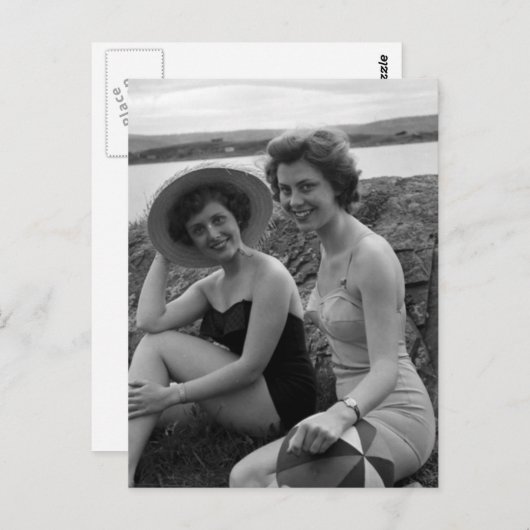  briefkaart voor zwemschoonheid (Voorkant / Achterkant)