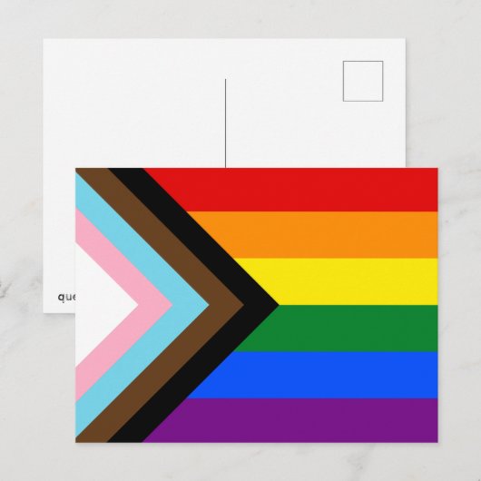 Briefkaart Voortgangsvlag (Voorkant / Achterkant)