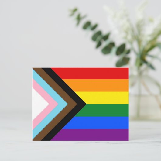 Briefkaart Voortgangsvlag (Staand voorkant)