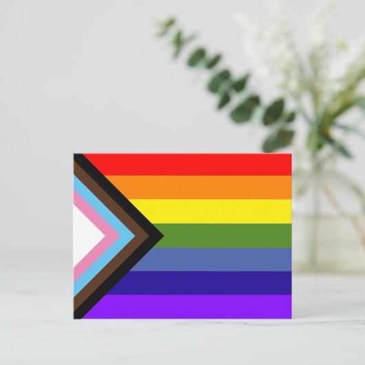 Briefkaart Voortgangsvlag (Staand voorkant)