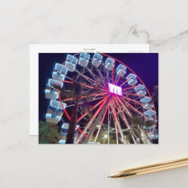 briefkaart _ voorzien van een merg _ veerwiel