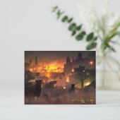 Briefkaart Voyage naar Fantasy - Oriental Felines (Staand voorkant)