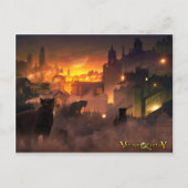 Briefkaart Voyage naar Fantasy - Oriental Felines (Voorkant)