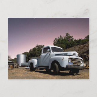 Briefkaart vrachtwagen