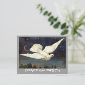 briefkaart "Vrede op Aarde" (Staand voorkant)