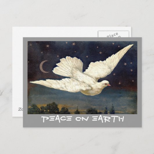 briefkaart "Vrede op Aarde" (Voorkant / Achterkant)