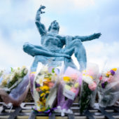 Briefkaart vredespark Nagasaki