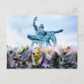 Briefkaart vredespark Nagasaki (Voorkant)