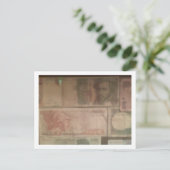 Briefkaart vreemde valuta (Staand voorkant)