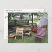 Briefkaart "Vrienden die samen spelen" van muzikan (Voorkant / Achterkant)