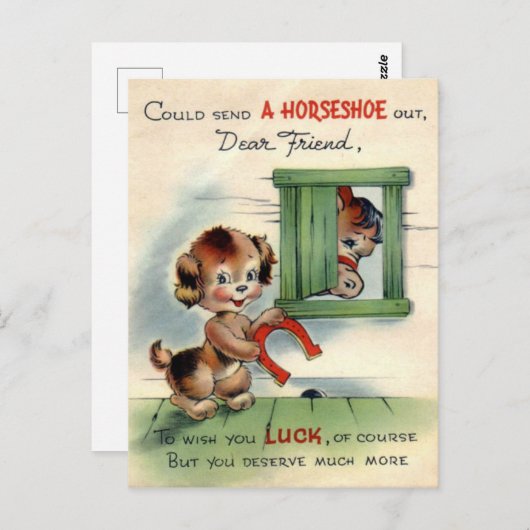 Briefkaart  vriendschap (Voorkant / Achterkant)