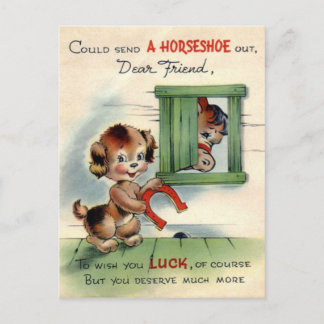 Briefkaart vriendschap