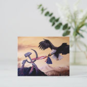 briefkaart "Vrijhedenstrijd" (Staand voorkant)