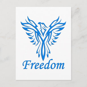 Briefkaart Vrijheid Eagle, aanpassen