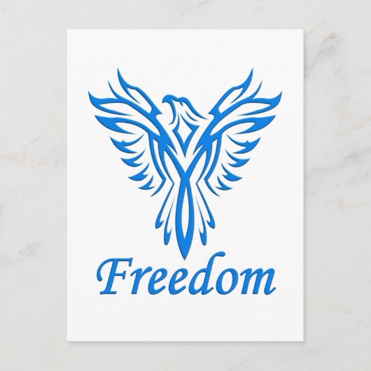 Briefkaart Vrijheid Eagle, aanpassen (Voorkant)