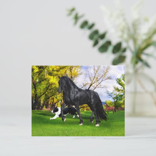 briefkaart "Vroege lente" (Staand voorkant)