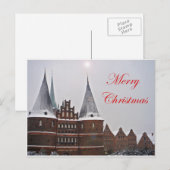 Briefkaart - Vrolijk kerstfeest (Voorkant / Achterkant)