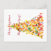 Briefkaart Vrolijk Kerstfeest Gelukkig Nieuwjaar! (Voorkant)