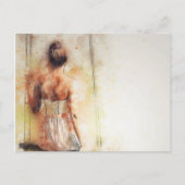 Briefkaart vrouw (Voorkant)