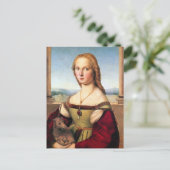 Briefkaart: Vrouw met de Eenhoorn Briefkaart (Staand voorkant)