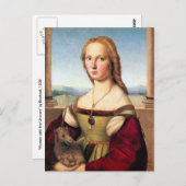 Briefkaart: Vrouw met de Eenhoorn Briefkaart (Voorkant / Achterkant)