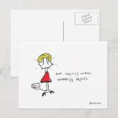 briefkaart vrouwen (Voorkant / Achterkant)