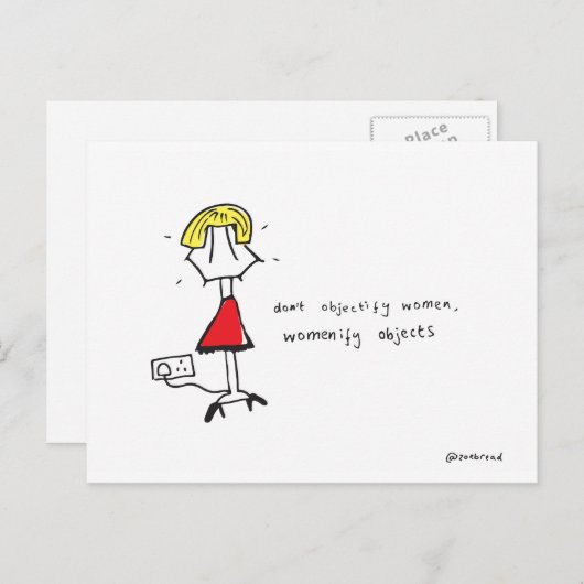 briefkaart vrouwen (Voorkant / Achterkant)