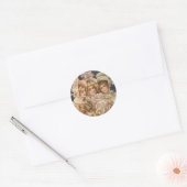 Briefkaart Vrouwen Victoriaans Kerst sticker (Envelop)